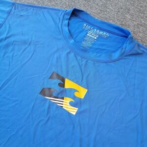 Billabong Built To Submerge Shirt Men's 2XL Blue UVA/UVB Protection Surf Stretch